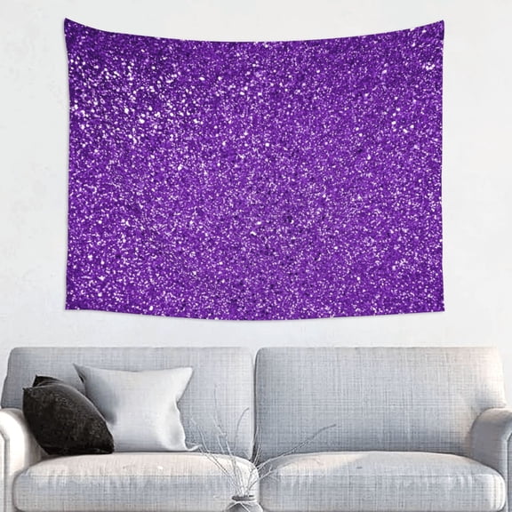 Picia Glitter Purple Pattern Tapestry-Tapestries for Bedroom Living Room Dorm(29x37")
