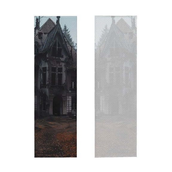 Picia Gloomy Mansion Forest Scene Pattern Cooling Towels (40"x12") Cool Towel, Cold Towel, Microfiber Soft Breathable Chilly Ice Towel