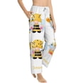 thumbnail image 1 of Picia Gnomes Honey Bee Womens Soft Woven Cotton Elastic Waistband Sleep Pajama Pant Lounge Sleep Pant With Pockets And Drawstring-Medium, 1 of 9