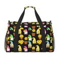 thumbnail image 1 of Picia Gnomes With Sunflowers Print Travel Duffle Bag,Weekender Bags for Women with Shoe Compartment, Gym Duffel Bag with Wet Pocket, Hospital Bags for Labor and Delivery, 1 of 7