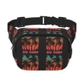 thumbnail image 1 of Picia Go Surfer Print Square Double-Layer Waist Bag Mini Adjustable Waist Belt Bag Exercise Running Travel Hiking, 1 of 9