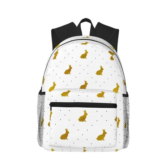 Picia Gold Rabbit Large Capacity Backpack Classic Style Backpack Casual Backpack Water-Resistant School Work Travel Outdoor Backpack