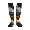 thumbnail image 1 of Picia Golden White Fire Dragon Printed Sports Compression Socks - 15-20mmHg Graduated Compression, High-Performance Soft and Breathable Socks for Men and Women, 1 of 5