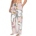 thumbnail image 1 of Picia Goose Queen Mens Soft Woven Cotton Elastic Waistband Sleep Pajama Pant Lounge Sleep Pant With Pockets And Drawstring-Small, 1 of 9
