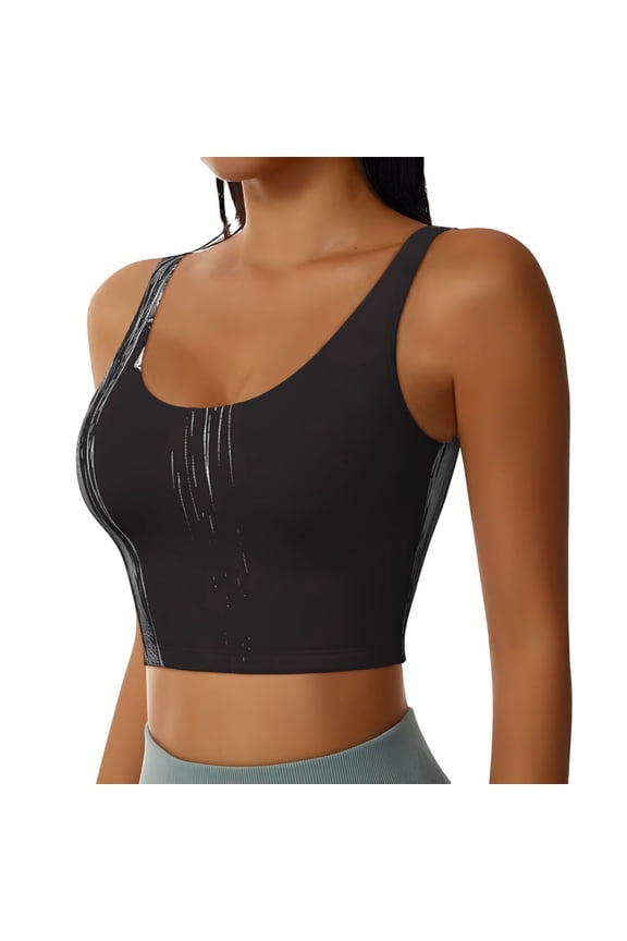 Gothic Skull Drape Sports Bra for Women,Padded Strappy Sports Bras Medium Support Yoga Bra with Removable Cups,Running Yoga Bra-Large
