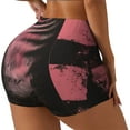 thumbnail image 1 of Picia Graphic Seal On Stripes Printed Workout Shorts for Women Seamless Scrunch Butt Lifting High Waisted Yoga Gym Booty Running Moisture-wicking Short Pants-XX-Large, 1 of 9