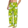 thumbnail image 1 of Picia Green Apple Mens Soft Woven Cotton Elastic Waistband Sleep Pajama Pant Lounge Sleep Pant With Pockets And Drawstring-XX-Large, 1 of 9