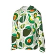 thumbnail image 1 of Picia Green Avocado Women's Men's UPF 50+ Sun Protection Hoodie Shirt Long Sleeve SPF Fishing Outdoor UV Hiking Lightweight Shirts-X-Large, 1 of 9