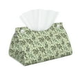 thumbnail image 1 of Picia Green Snake Pattern Long Tissue Box Cover,PVC Leather Triangle Holder,Tissue Box Holder with Magnetic Bottom,Facial Paper Organizer Dispenser-7.9"X4.9"X4.5", 1 of 9