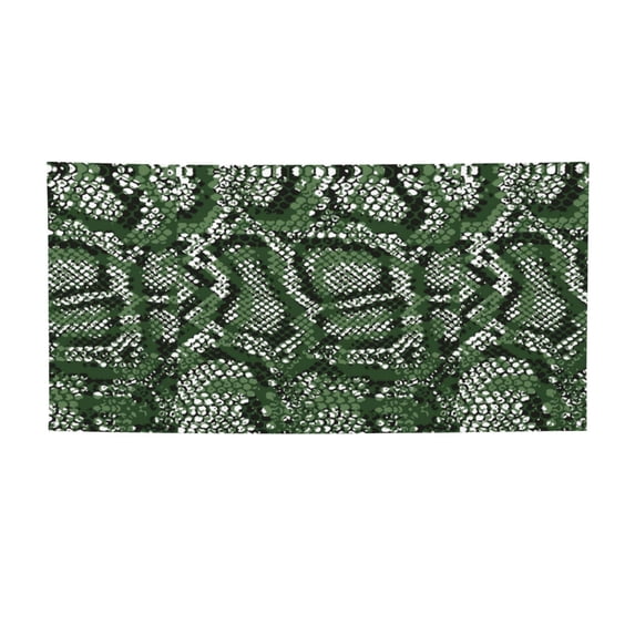 Picia Green Snakeskin Pattern Party Banner, Festive Decoration, Holiday Banner, Celebration Decor, Event Banner, Reusable Party Banner-Small