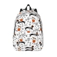 thumbnail image 1 of Picia Halloween Dachshund Printed Canvas Daypack - Stylish and Durable Vintage Compact Backpack - Class, Work, Travel, or Laptop Bookbag,Organized Compartments-Medium, 1 of 6