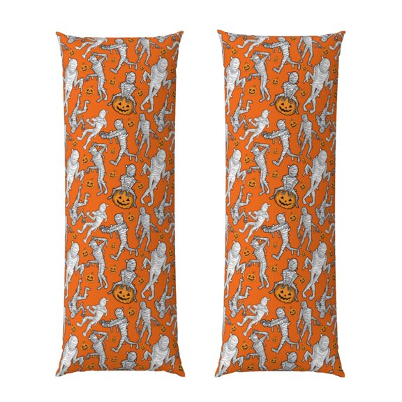 Picia Halloween Mummy Body Pillow Cover - Super Soft Microfiber 20x54 Body Pillow Case - Envelope Closure, Wrinkle, Stain Resistant Body Pillow Cover,Elegant Bedding