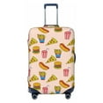 thumbnail image 1 of Picia Hamburger Pizza Coke Luggage Protector Cover Thicken Suitcase Protector Cover Fit 18-32 Inch Luggage-Small, 1 of 9