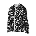 thumbnail image 1 of Picia Hand Drawn Snake Women's Men's UPF 50+ Sun Protection Hoodie Shirt Long Sleeve SPF Fishing Outdoor UV Hiking Lightweight Shirts-Small, 1 of 9