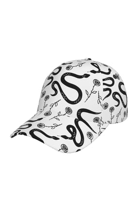 Hand Drawn Snake pattern Trucker Low Profile Hat Men Women Baseball Cap Dad Hat Adjustable Unconstructed Plain Cap