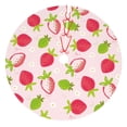 thumbnail image 1 of Picia Hand Drawn Strawberry Print Christmas Tree Skirt , Christmas Tree Skirt Ornaments for Merry Christmas Holiday Party Decorations Indoor Outdoor-36", 1 of 7