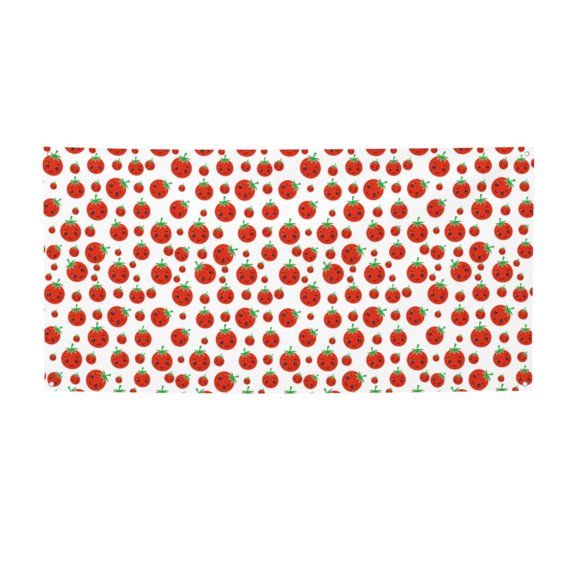 Picia Hand Drawn Tomatoes Pattern Party Banner, Festive Decoration, Holiday Banner, Celebration Decor, Event Banner, Reusable Party Banner-Medium