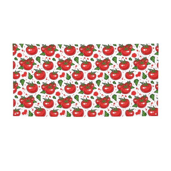 Picia Hand Drawn Tomatoes Pattern Party Banner, Festive Decoration, Holiday Banner, Celebration Decor, Event Banner, Reusable Party Banner-Small