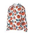 thumbnail image 1 of Picia Hand Drawn Tomatoes Women's Men's UPF 50+ Sun Protection Hoodie Shirt Long Sleeve SPF Fishing Outdoor UV Hiking Lightweight Shirts-XX-Large, 1 of 9