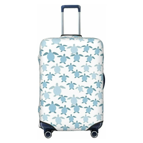 Picia Hand Drawn Turtle Luggage Protector Cover Thicken Suitcase Protector Cover Fit 18-32 Inch Luggage-X-Large