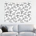 thumbnail image 1 of Picia Hand Drawn Turtle Pattern Tapestry-Tapestries for Bedroom Living Room Dorm(29x37"), 1 of 8