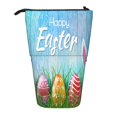 thumbnail image 1 of Picia Happy Easter Print Telescopic Pencil Case, Telescopic Pen Holder Telescopic Pencil Pouch Bag Stationery Pencil Case Box Storage Organizer Makeup Bag, 1 of 6