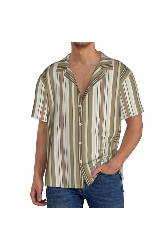 Happy Mexican Pattern Men's Linen Shirts Short Sleeve Cuban Beach Shirts Casual Shirts Button Down Shirt for Men Beach Summer Wedding Shirt-Small