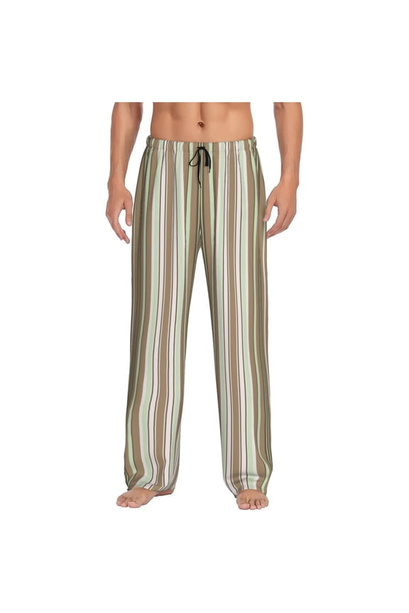 Happy Mexican Pattern Mens Soft Woven Cotton Elastic Waistband Sleep Pajama Pant Lounge Sleep Pant With Pockets And Drawstring-Small