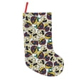 thumbnail image 1 of Picia Happy Skeleton for 18in Christmas Stockings, Xmas Stocking for Kids, Holiday and Family Stocking for Fireplace or Party Decoration, 1 of 7