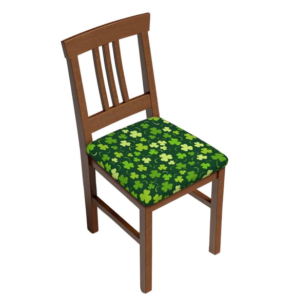 Picia Happy St. Patrick's day Square Couch Cushion Covers,Magic Sofa Covers Washable,Stretch Couch Covers-16.9in