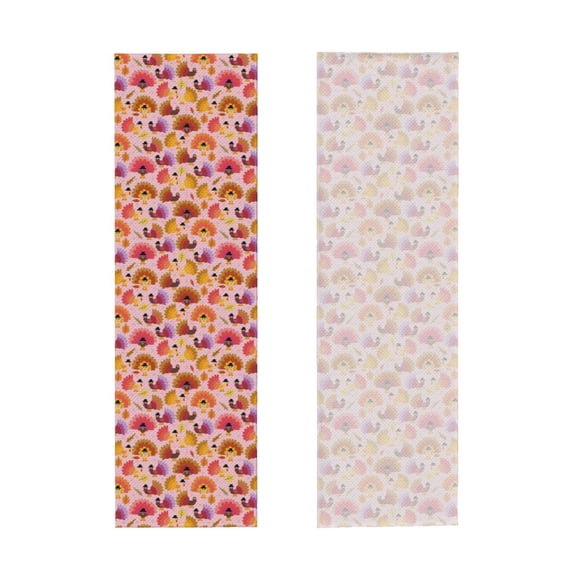 Picia Happy Thanksgiving Turkey Pattern Cooling Towels (40"x12") Cool Towel, Cold Towel, Microfiber Soft Breathable Chilly Ice Towel