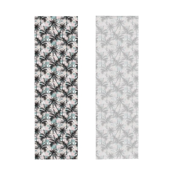 Picia Hawaii Palms Pattern Cooling Towels (40"x12") Cool Towel, Cold Towel, Microfiber Soft Breathable Chilly Ice Towel