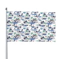 thumbnail image 1 of Picia Hawaii Palms Printed Flag ,Hawaii Palms Pattern Garden Flag Vertical Double,Yard Lawn Outdoor Decor 48x72", 1 of 9