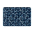thumbnail image 1 of Picia Hawaiian Style Pattern Flannel Doormat – 16x24 Inch Non-Slip Indoor Mat, Absorbent & Quick-Dry Rug for Entryway, Bathroom, Kitchen, and Bedroom, Machine Washable, 1 of 7