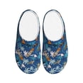 thumbnail image 1 of Picia Hawaiian Style for Women's Lamb-hug Comfy Fleece House Slippers Memory Foam, Slip-on House Shoes Indoor Outdoor-40/41, 1 of 7