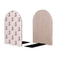 thumbnail image 1 of Picia Heart Cat Pattern Wood Bookends for Shelves,Non-slip Bookends, Heavy Duty Wooden Bookend Support,1 Pair, 1 of 8