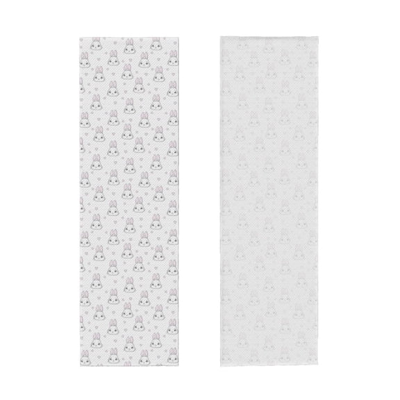 Picia Heart Rabbit Pattern Cooling Towels (40"x12") Cool Towel, Cold Towel, Microfiber Soft Breathable Chilly Ice Towel