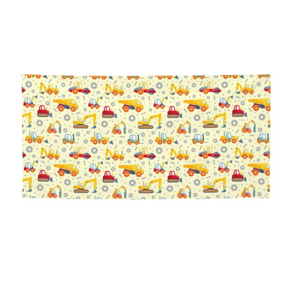 Picia Heavy Equipment Pattern Party Banner, Festive Decoration, Holiday Banner, Celebration Decor, Event Banner, Reusable Party Banner-Small