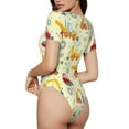 thumbnail image 1 of Picia Heavy Equipment Womens One Piece Swimsuits Modest Tummy Control Bathing Suits Lace Up Slimming Swim Suit-Medium, 1 of 1