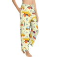 thumbnail image 1 of Picia Heavy Equipment Womens Soft Woven Cotton Elastic Waistband Sleep Pajama Pant Lounge Sleep Pant With Pockets And Drawstring-XX-Large, 1 of 9