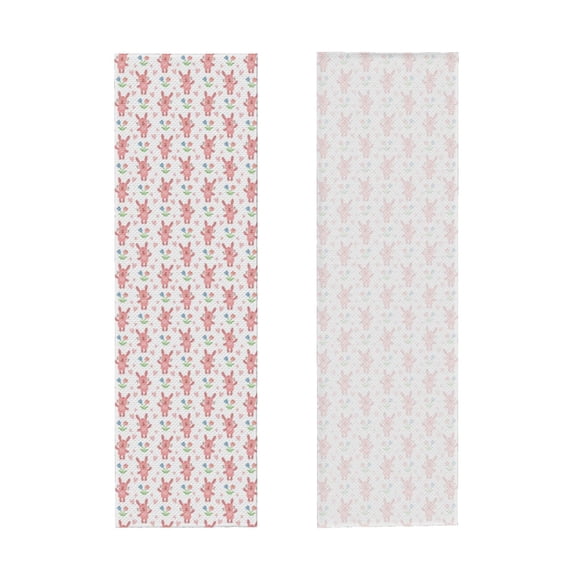 Picia Hello Rabbit Pattern Cooling Towels (40"x12") Cool Towel, Cold Towel, Microfiber Soft Breathable Chilly Ice Towel