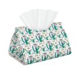thumbnail image 1 of Picia Hello Summer Pattern Long Tissue Box Cover,PVC Leather Triangle Holder,Tissue Box Holder with Magnetic Bottom,Facial Paper Organizer Dispenser-7.9"X4.9"X4.5", 1 of 9