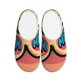 thumbnail image 1 of Picia Hello Summer for Women's Lamb-hug Comfy Fleece House Slippers Memory Foam, Slip-on House Shoes Indoor Outdoor-46/47, 1 of 7
