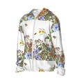 thumbnail image 1 of Picia Herbs and Wildflowers Women's Men's UPF 50+ Sun Protection Hoodie Shirt Long Sleeve SPF Fishing Outdoor UV Hiking Lightweight Shirts-Large, 1 of 9