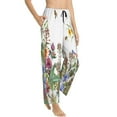 thumbnail image 1 of Picia Herbs and Wildflowers Womens Soft Woven Cotton Elastic Waistband Sleep Pajama Pant Lounge Sleep Pant With Pockets And Drawstring-Small, 1 of 9
