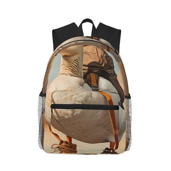 Picia Hiking Duck Large Capacity Backpack Classic Style Backpack Casual Backpack Water-Resistant School Work Travel Outdoor Backpack
