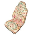 thumbnail image 1 of Picia Indian Paisley 1 Print Waterproof Sweating Car Seat Cover for Post Gym Workout, Running, Beach and Hiking, Universal Fit Anti-Slip Bucket Seat Protector, 1 of 5
