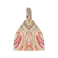 thumbnail image 1 of Picia Indian Paisley 1 Printed Preemie Hats for Baby Girls Cotton Premature Knot Hats Newborn Hospital Cap Warm Knot Beanie Nicu for Preemie Girls and Boys, 1 of 1