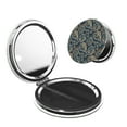 thumbnail image 1 of Picia Indian Paisley 2 for Compact Vanity Mirror , Travel Makeup Mirror , Portable Magnifying Cosmetic Mirror for Daily, Work, Business-Round Shape, 1 of 9