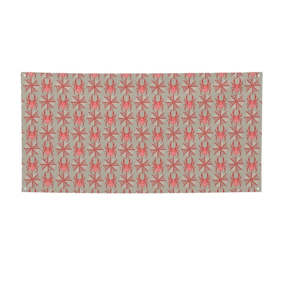 Picia Insects Spiders Pattern Party Banner, Festive Decoration, Holiday Banner, Celebration Decor, Event Banner, Reusable Party Banner-Medium